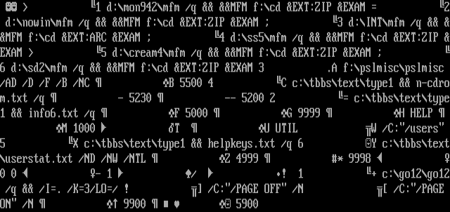 ANSI art: MENU5220.CTL